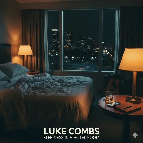 Sleepless in a Hotel Room Ringtone - Luke Combs Download Free Cover Art